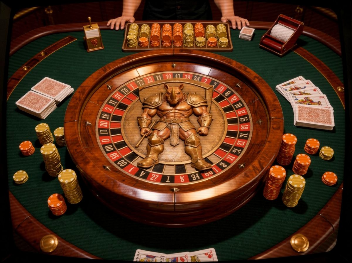 The live casino feel at Rhino